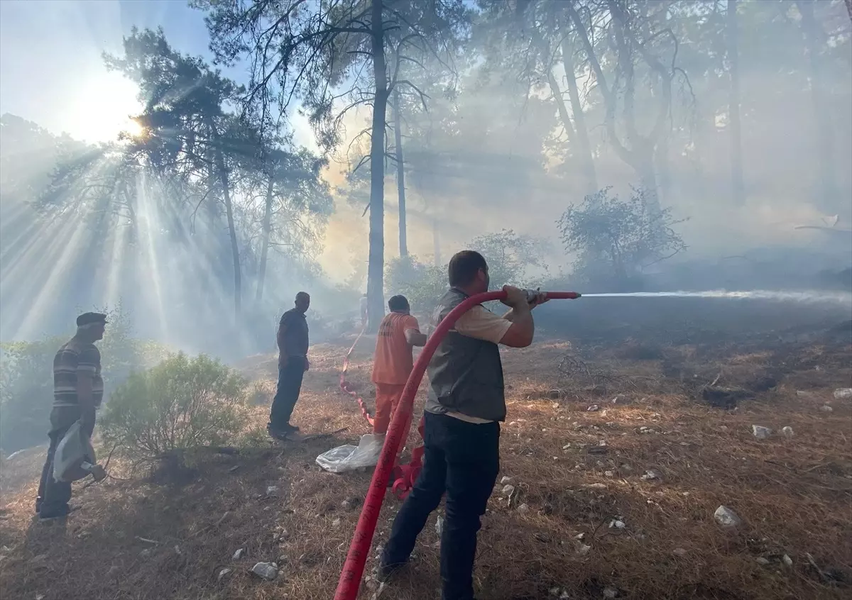 Kaş’taki Orman Yangını Kontrol Altında