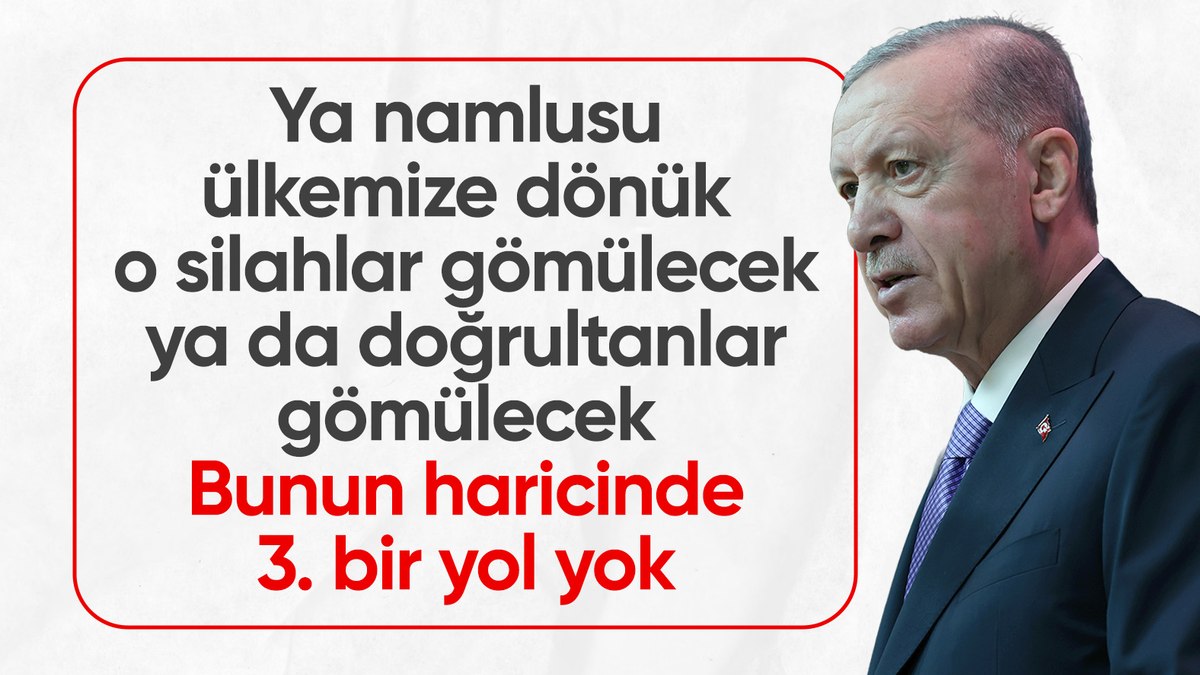 Cumhurbaşkanı Erdoğan’dan terörle mücadelede net mesaj